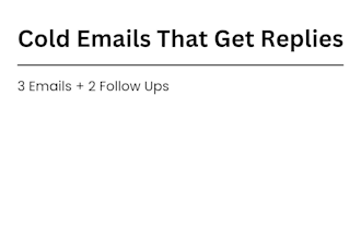write high converting b2b cold emails that book meetings