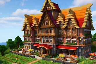build minecraft spawn lobby city area castle map builder lobby minecraft server