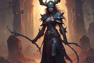 fantasy horror and fantasy horror character