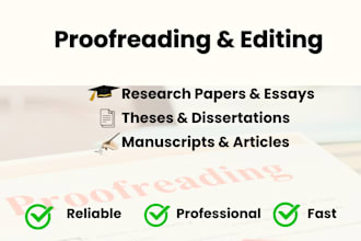 copyedit, proofread and format your essay, article or thesis
