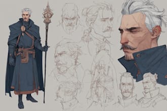 illustrate your ttrpg oc, vtm, fantasy, dnd character art