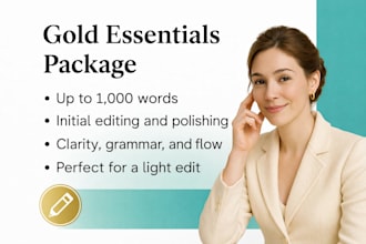 do professional copy editing and proofreading