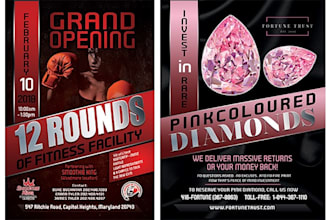 design any kind of business fliers
