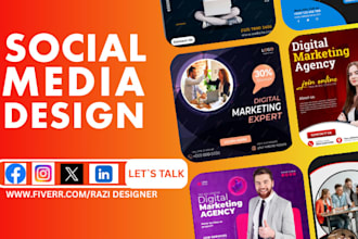 do social media advertising, facebook ads post, instagram post, carousel design