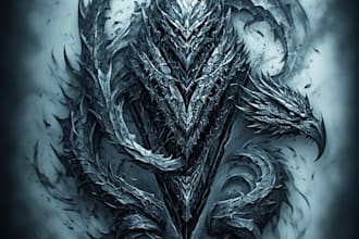 create a profesional tribal tattoo design