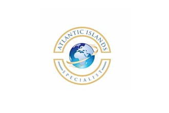 create an atlantic island monogram logo for travel company