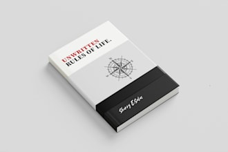 design kindle paperback book cover design or KDP ebook cover