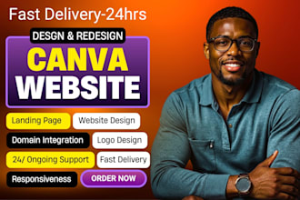 canva website design canva landing page canva website canva