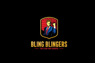 design classic bling blingers logo