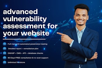 website vulnerability assessment and security check