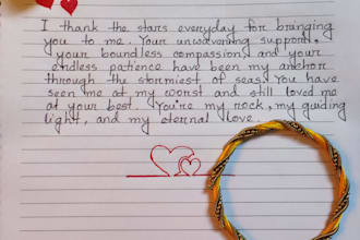 do neat handwriting for letters, notes, and handwritten documents