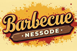design high quality barbecue logo