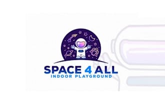 make amazing logo for a space themed indoor playground