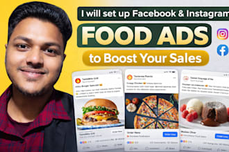 set up facebook and instagram food ads to boost your sales