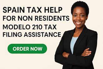 provide spain tax help for non residents, modelo 210 tax filing assistance