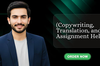 provide professional copywriting,assignment , translation