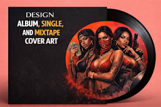 design album, single, and mixtape cover art