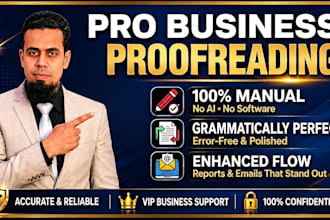 proofread and edit your business documents