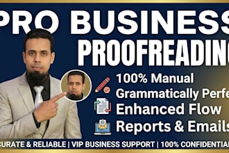 proofread and polish your business writing