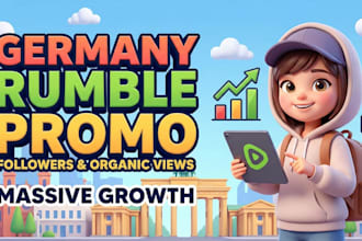 germany rumble video promotion, rumble followers, organic rumble massive views