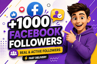get 1000 facebook page followers and like