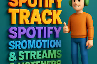 promote spotify track, spotify promotion spotify streams and listeners