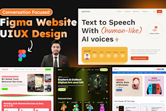 do figma website uiux design, web template, or figma website mockup