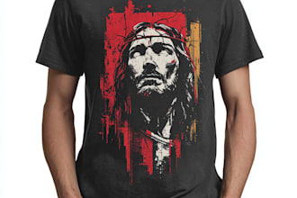 make christian t shirt design typography t shirt design