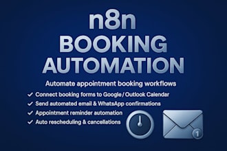 help automate booking and appointment scheduling using n8n automation