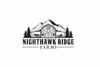 create landscape, trimming, agriculture and lawn care logo