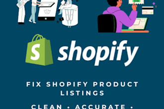 fix product listings and catalog issues on shopify