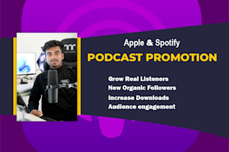 do organic podcast promotion for real audience growth