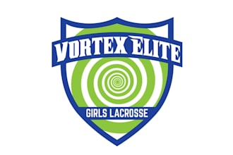 make a illustration fantastic logo for a girls lacrosse team