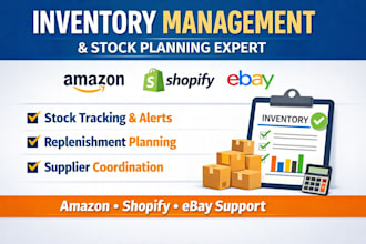 manage your amazon shopify ebay inventory and stock planning