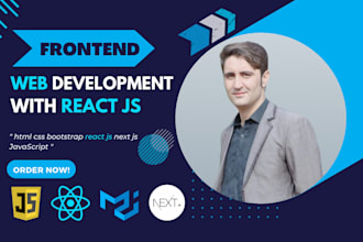 be your front end developer and designer