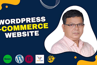 professional ecommerce website design with wordpress woo commerce elementor