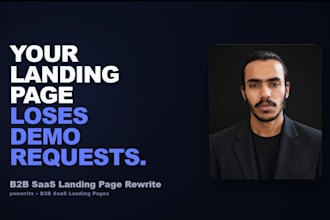 rewrite your b2b saas homepage or landing page copy
