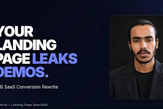 rewrite your b2b saas landing page for conversions