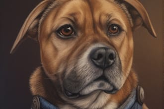 paint a portrait for your pet, any animal