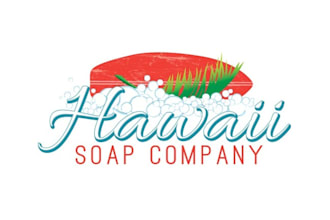design colorful new logo for hawaii based soap company