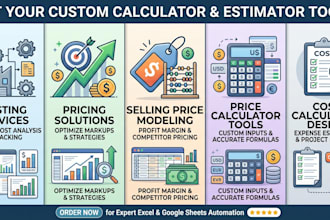 calculate cogs, product cost, and selling price