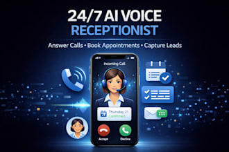 build a 24hour ai voice receptionist to answer calls and book appointments