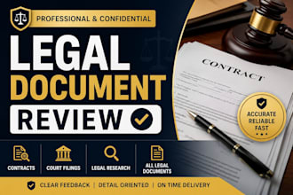 review contracts, court filings, and legal documents