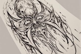 design a custom tribal tattoo and ornamental prints