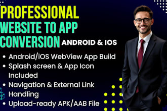 transform your website into a professional webview app