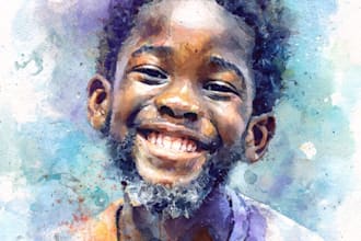 paint a watercolor portrait