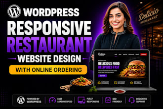 build a responsive restaurant website with online ordering