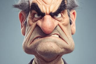 draw cartoons and caricatures