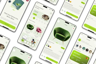 do modern design for mobile app and web app ui ux  design in figma
