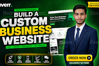 build a custom business website